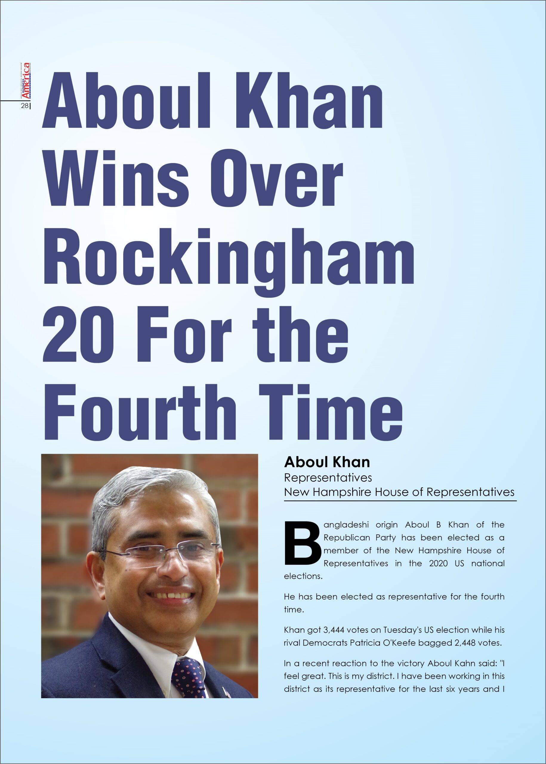 Abul B Khan wins over Rockingham 20 for the fourth time
