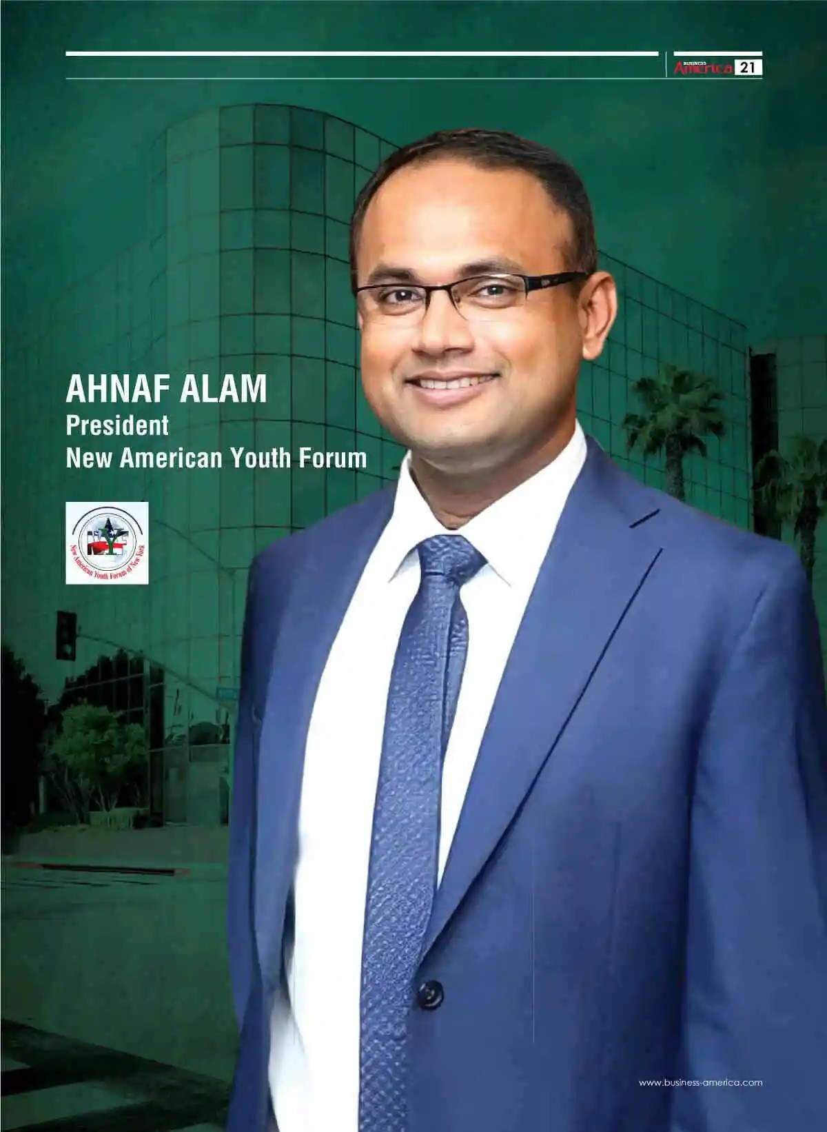Ahnaf Alam : President New American Youth Forum